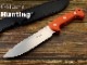 ���ò�������ۥޥ���� 978/G10A �ϥ�ƥ��� G10����� �������ʥ���,Maserin HUNTING Orange Fixed knife