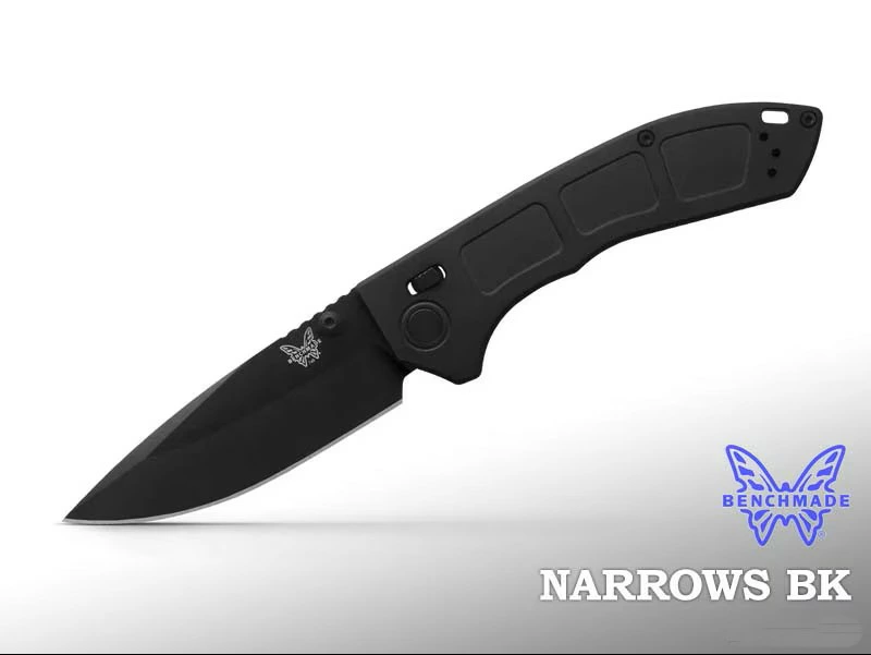 �٥���ᥤ�� 748BK-01 �ʥ����� �֥�å� �ޤꤿ���ߥʥ��� BENCHMADE NARROWS BLACK