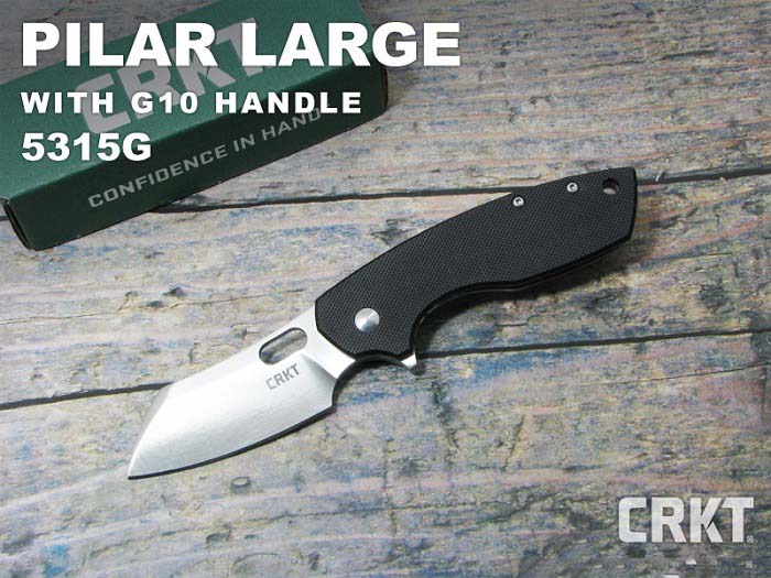 ����CRKT 5315G �ԥ顼���顼�� G10 �ޤ���ߥʥ���,������ӥ���С��ʥ���&�ġ��� PILAR LARGE WITH G10 HANDLE Columbia River�ڥ쥿���ѥå��ץ饹�������ġ�
