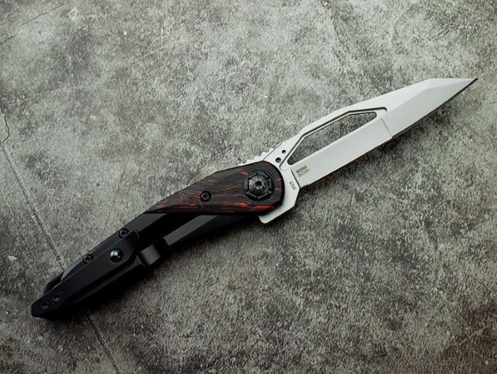 ������ӥ���С� CRKT 5702 �˥塼���ꥢ �ե졼����å� �ޤꤿ���ߥʥ��� Nucleus Frame Lock Folding EDC Pocket Knife (���Х���)
