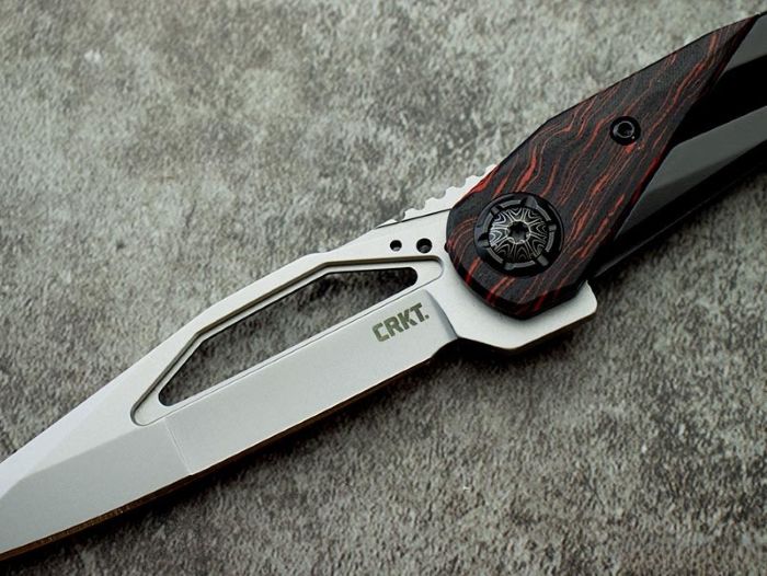 ������ӥ���С� CRKT 5702 �˥塼���ꥢ �ե졼����å� �ޤꤿ���ߥʥ��� Nucleus Frame Lock Folding EDC Pocket Knife (���Х���)