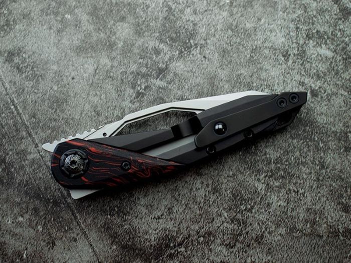 ������ӥ���С� CRKT 5702 �˥塼���ꥢ �ե졼����å� �ޤꤿ���ߥʥ��� Nucleus Frame Lock Folding EDC Pocket Knife (���Х���)