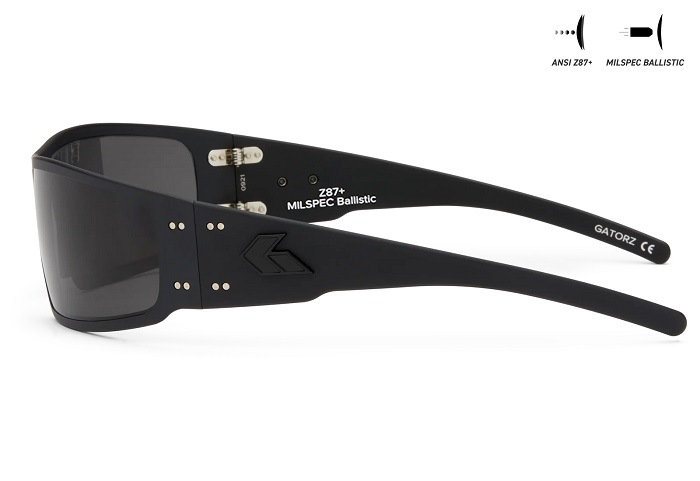   GZ-01-002 ߥ륹ڥå ޥʥ եå ֥å ⡼ 󥰥饹GATORZ ŹMAGNUM MILSPEC BALLISTIC / BlackoutSmoke UV Anti-Fog Lens