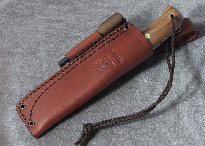 ���� ���硼���� CN122-P ����С� ��������ʥå� �ե����䡼���������� �֥å��奯��եȥʥ���,Joker EMBER SCANDI BUSHCRAFT KNIFE WALNUT HANDLE