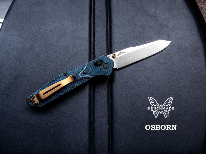 �٥���ᥤ�� 940-04  �����ܡ��� �ǥ˥�ޥ����륿  ����С�ľ�� ,�ޤ���ߥʥ��� ,BENCHMADE OSBORN DENIM MICARTA�����������ʡ�