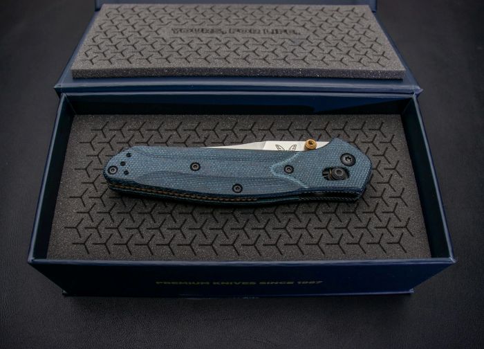 �٥���ᥤ�� 940-04  �����ܡ��� �ǥ˥�ޥ����륿  ����С�ľ�� ,�ޤ���ߥʥ��� ,BENCHMADE OSBORN DENIM MICARTA�����������ʡ�