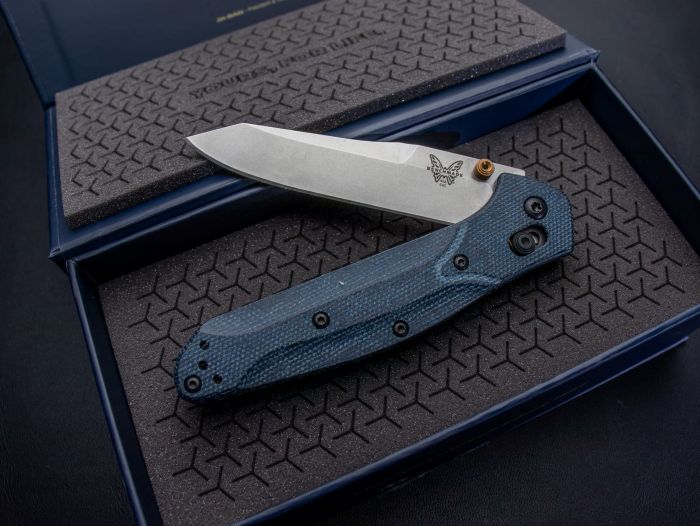 �٥���ᥤ�� 940-04  �����ܡ��� �ǥ˥�ޥ����륿  ����С�ľ�� ,�ޤ���ߥʥ��� ,BENCHMADE OSBORN DENIM MICARTA�����������ʡ�