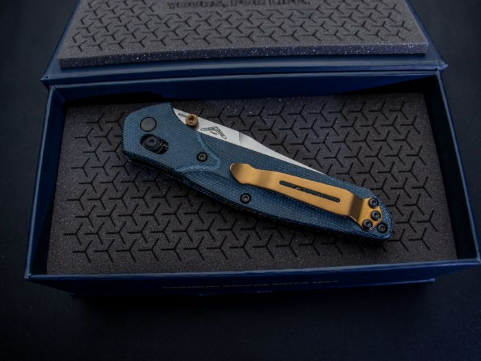 �٥���ᥤ�� 940-04  �����ܡ��� �ǥ˥�ޥ����륿  ����С�ľ�� ,�ޤ���ߥʥ��� ,BENCHMADE OSBORN DENIM MICARTA�����������ʡ�