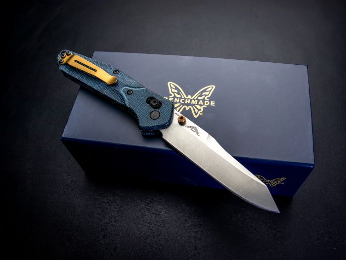 �٥���ᥤ�� 940-04  �����ܡ��� �ǥ˥�ޥ����륿  ����С�ľ�� ,�ޤ���ߥʥ��� ,BENCHMADE OSBORN DENIM MICARTA�����������ʡ�