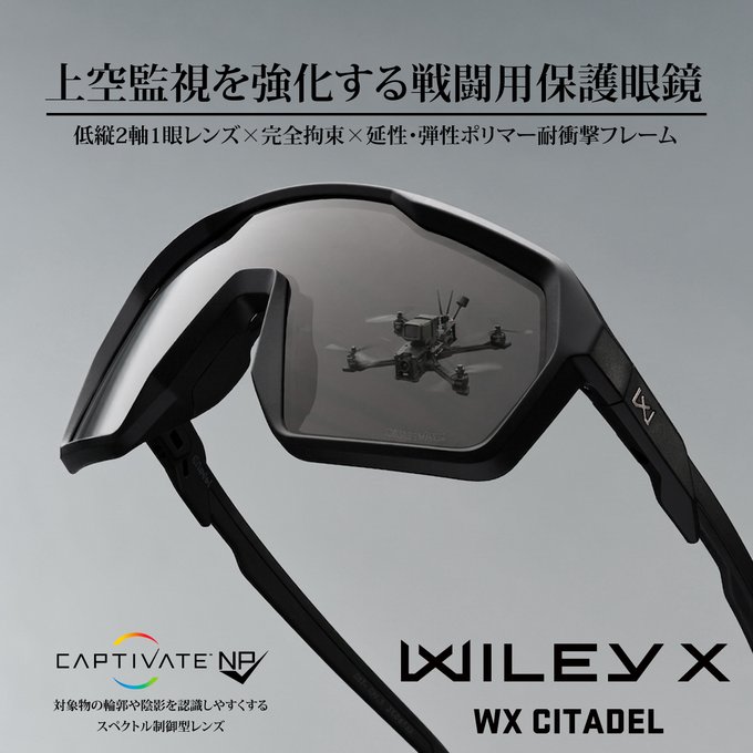 �磻�꡼���å��� CHCTD01 �����ǥ� 2LP ���⡼��/���ꥢ �ޥåȥ֥�å� �ե졼�� ���󥰥饹  WX CITADEL  CAPTIVATE NP  [Matte Black ]��Wiley X��������Ź�ۡ�