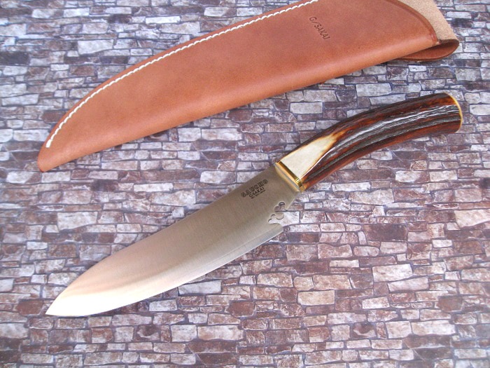 ブラジル南部の牧童ガウショのナイフ。