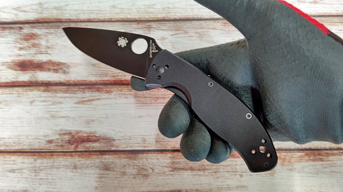 ѥ륳 /ƥͥ㥹 ľ 8Cr13MoVƥ쥹/G-10 ϥɥ ޾ ʥ C122GBBK Spayderco TENACIOUS