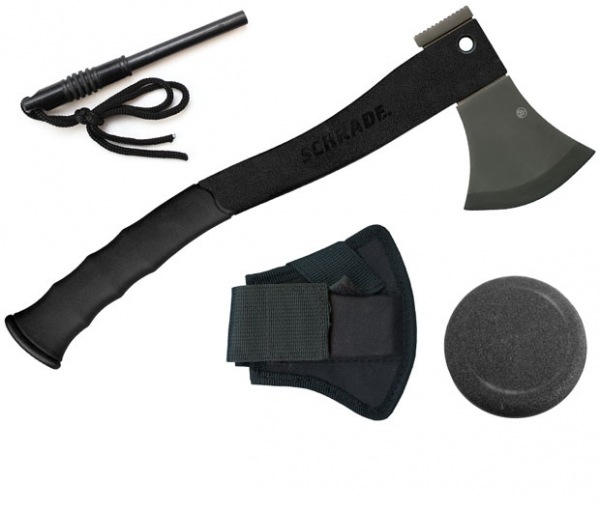 SCHRADE（シュレード）アックス【SCAXE2L】 Schrade Survival Hatchet Black Handle | Schrade