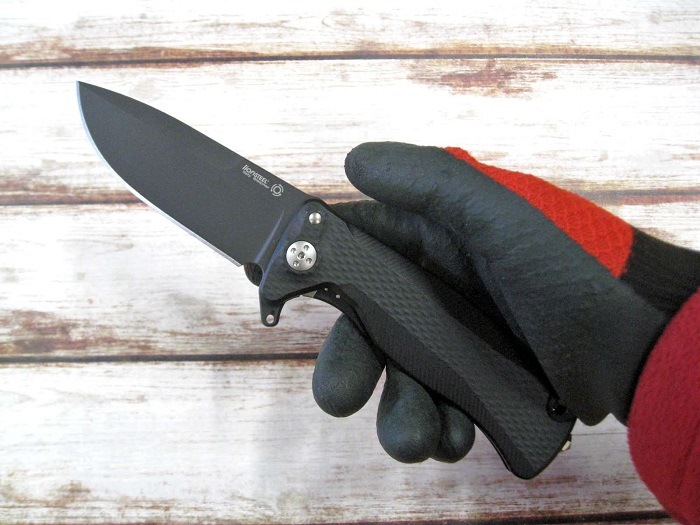���� �饤���󥹥����� SR11A-BB  EDC �ޤ���ߥʥ��� �֥�å����쥤�ץʡ���/�֥�å�����ߥ˥��� �ϥ�ɥ�,lionSTEEL knife