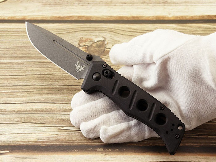 ٥ᥤ 273GY-1 ߥ ޥ 쥤-֥å ޤߥʥ ,BENCHMADE Mini Adamas GRAY coating