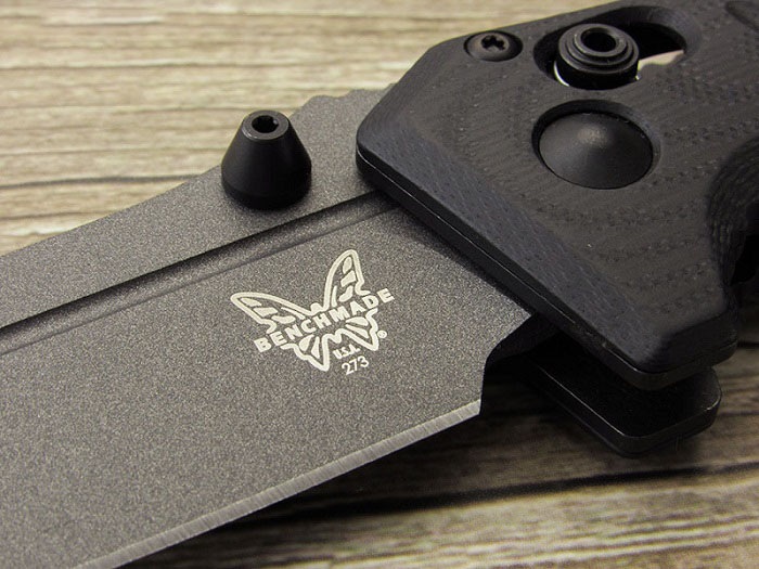 ٥ᥤ 273GY-1 ߥ ޥ 쥤-֥å ޤߥʥ ,BENCHMADE Mini Adamas GRAY coating