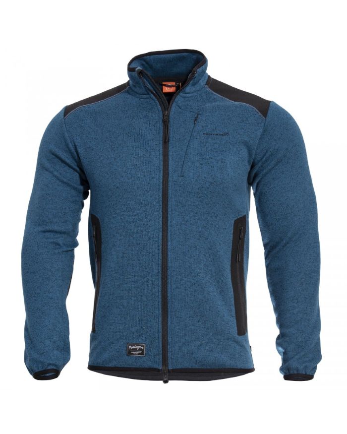 �ڥ󥿥��� K08028-LB ��Хƥ����֥롼 S������ ���ߥ�ȡ��� �ե꡼�� ���㥱�å� PENTAGON AMINTOR FLEECE JACKET Liberty Blue (���Х���)