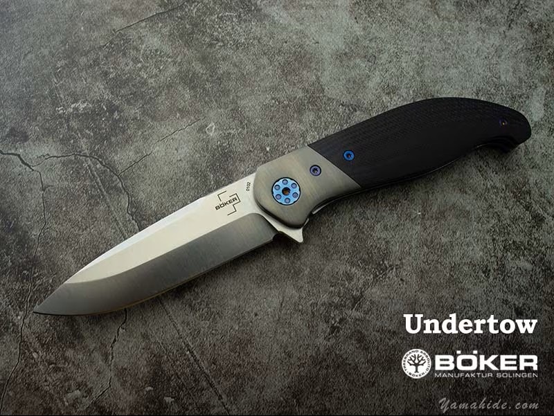 �ܡ����� �ץ饹 �ޤꤿ���ߥʥ��� ��������ȥ� 01BO694 BOKER PlusUndertow  Folding knife  �ߥ꥿�꡼  �����ȥɥ� 