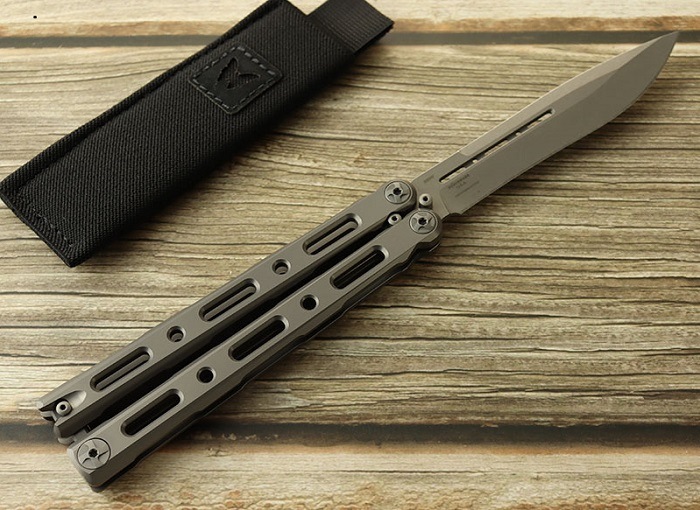 ベンチメイド 85 ビレット バリソン チタン バタフライナイフ Benchmade Billet Ti Bali Song 正規販売店 ベンチメイド Benchmade ミリタリーショップ アームズギア本店