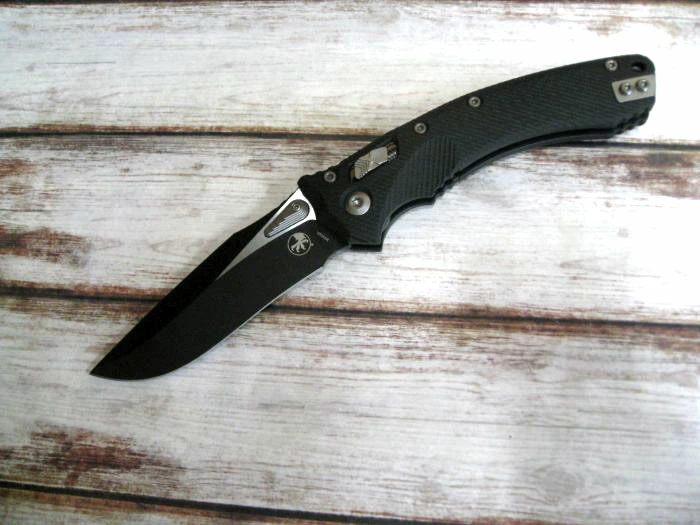 ޥƥå 137RL-1FLGTBK եӥ RAMå G-10 ֥å ġȡ󥫥顼 M390 ޤꤿߥʥ AMPHIBIAN RAM-LOK Black STD, G-10 Green Microtech Knives