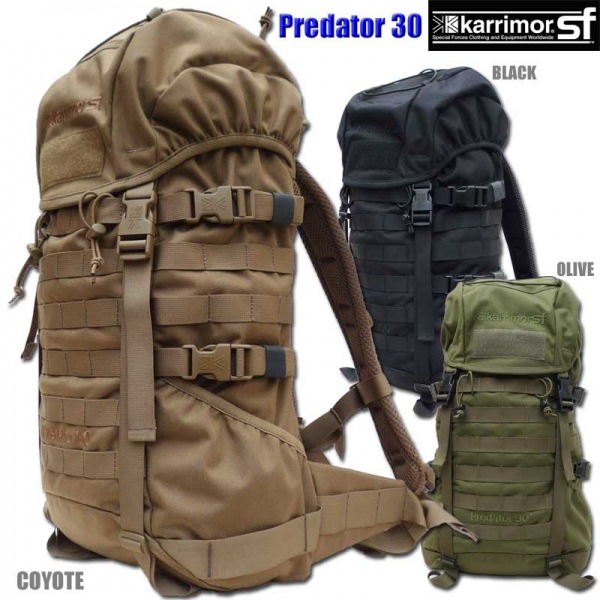 Karrimor Sf Predator Patrol カリマー プレデター 30 バックパック バッグ ブラック Karrimor Sf カリマー ミリタリーショップ アームズギア本店
