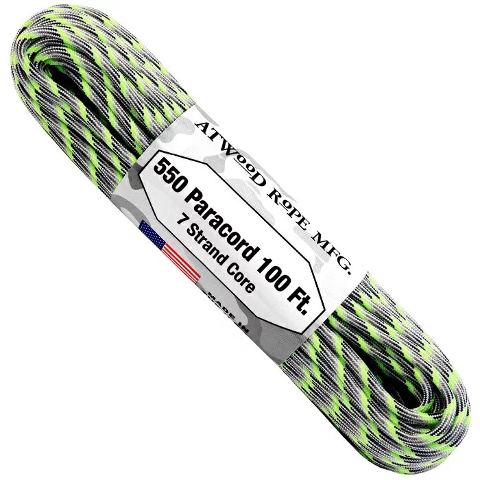 ���ȥ��å� ������ ZERO-G 7Strand 550 �ѥ饷�塼�ȥ����� �ѥ饳���� 30M ATWOOD ROPE MFG �Ѳý�250Kg  �����פʤɤˡ�1���ޤǥ᡼����/4���ޤǥ쥿���ѥå��ץ饹�������ġ�