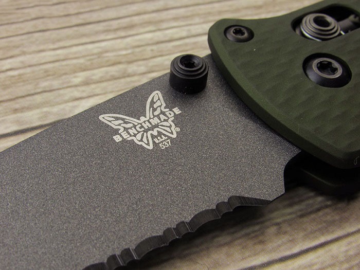 ベンチメイド 537sgy 1 ベイルアウト 直波コンビ刃 折り畳みナイフ Benchmade Bailout Folding Knife 日本正規品 ミリタリー ミリタリーショップ アームズギア本店