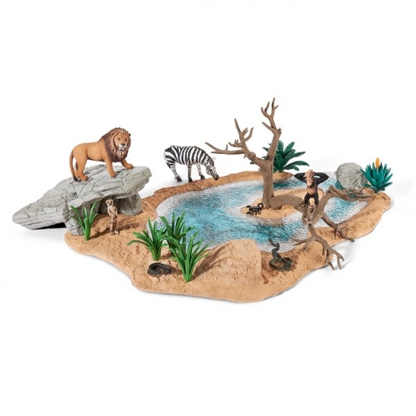 Schleich シュライヒ 動物達の水飲み場セット 動物 恐竜フィギュア Schleich シュライヒ アクセサリー ギフト ミリタリーショップ アームズギア本店