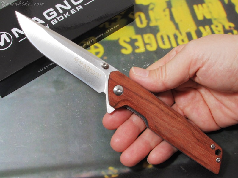 ܡ ޥʥ 01MB723 ȥ졼 ֥饶å,ޤߥʥ,BOKER Magnum Straight Brother Wood folding knife  ڥ쥿ѥåץ饹ġ