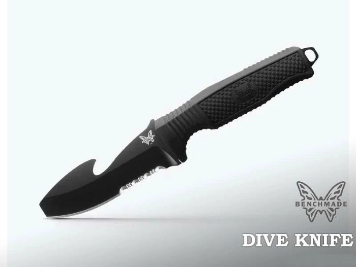 ���� �٥���ᥤ�� 112SBK-BLK �ե������� ������ �ʥ��� H2O Fixed Dive Knife BENCHMADE