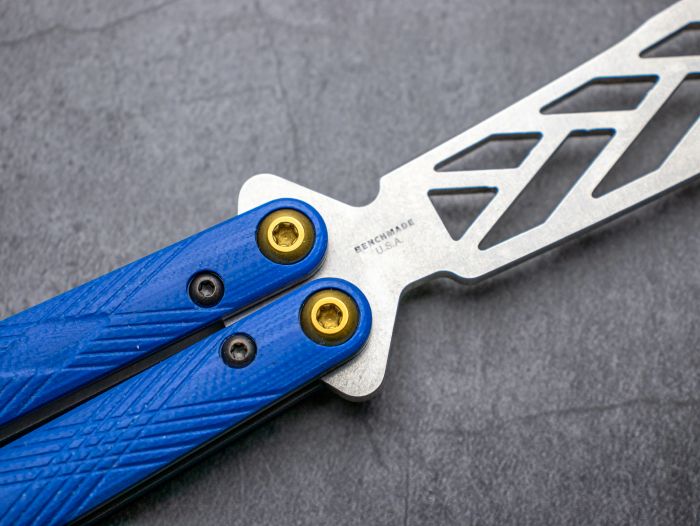 �٥���ᥤ�� �ͥ����� �ȥ졼�ʡ� �֥롼 G10 99T BENCHMADE NECRON TRAINER BLUE G10 (�Ϥʤ�)�����������ʡ�