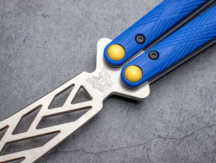 �٥���ᥤ�� �ͥ����� �ȥ졼�ʡ� �֥롼 G10 99T BENCHMADE NECRON TRAINER BLUE G10 (�Ϥʤ�)�����������ʡ�