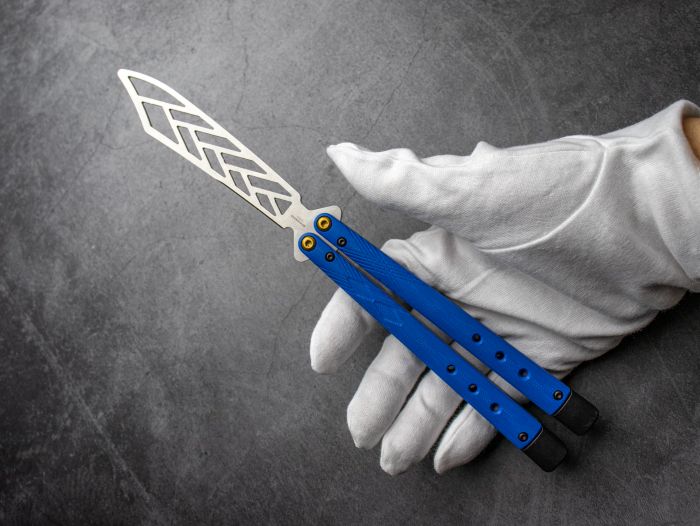 �٥���ᥤ�� �ͥ����� �ȥ졼�ʡ� �֥롼 G10 99T BENCHMADE NECRON TRAINER BLUE G10 (�Ϥʤ�)�����������ʡ�
