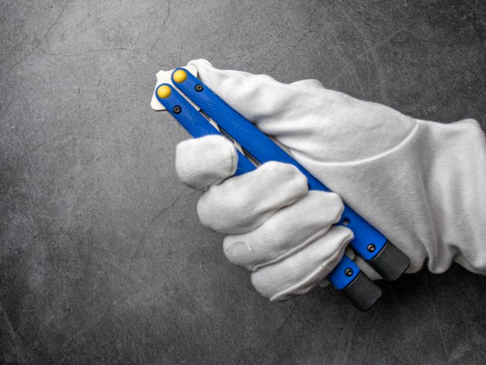�٥���ᥤ�� �ͥ����� �ȥ졼�ʡ� �֥롼 G10 99T BENCHMADE NECRON TRAINER BLUE G10 (�Ϥʤ�)�����������ʡ�