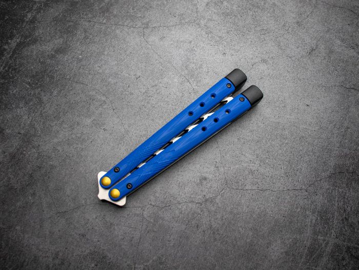 �٥���ᥤ�� �ͥ����� �ȥ졼�ʡ� �֥롼 G10 99T BENCHMADE NECRON TRAINER BLUE G10 (�Ϥʤ�)�����������ʡ�