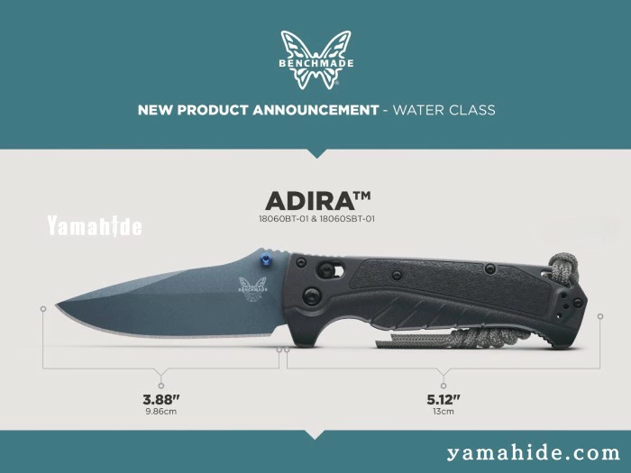 �٥���ᥤ�� ���ǥ��� �ƥ�ڥ��ȥ��쥤 18060BT-01 BENCHMADE ADIRA TEMPEST GRAY 