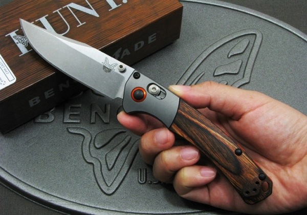 �����٥���ᥤ�� �ϥ�� 15085-2 �ߥ� ����å��� ��С�/���å� �ޤ���ߥʥ��� ,BENCHMADE Hunt Mini Crooked River