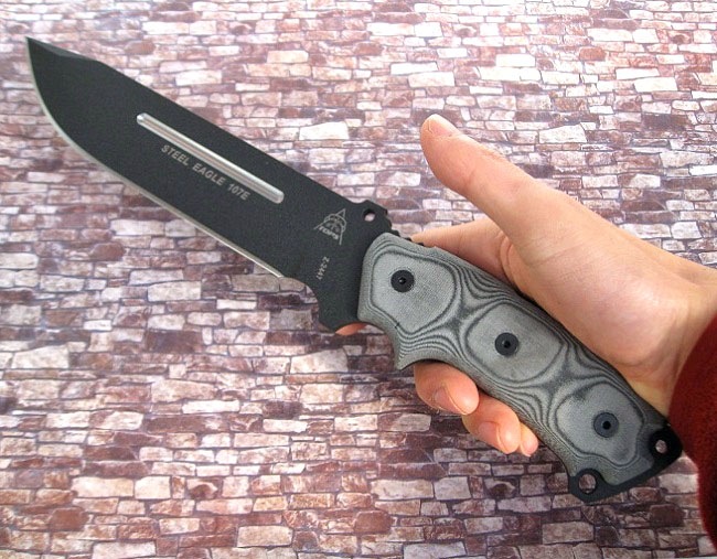 �ȥåץ� TP107E �������륤������ 1095��ú�ǹ�/�ޥ����륿 �ϥ�ɥ� �ʥ��� TOPS Steel Eagle