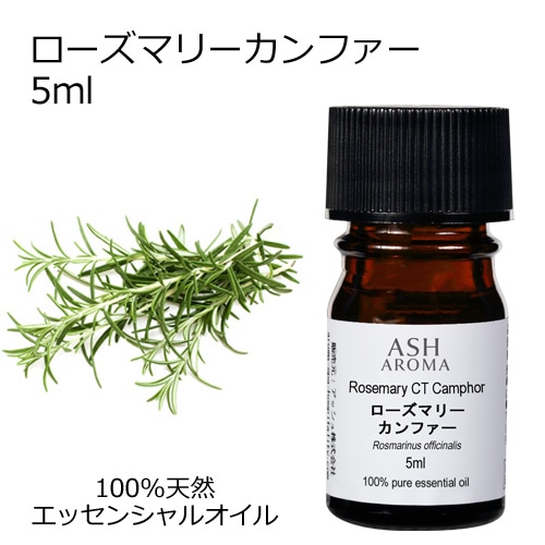 ローズマリー （CTカンファー)  5ml 【エッセンシャルオイル アロマオイル 精油 ハーブ系】【AEAJ表示基準適合認定精油】