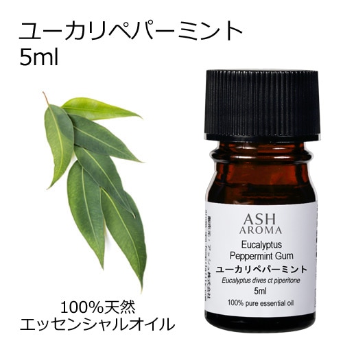 ユーカリペパーミント 5ml 【エッセンシャルオイル アロマオイル 精油 ユーカリディベス 樹木系】【AEAJ表示基準適合認定精油】