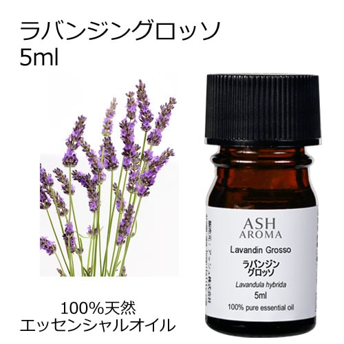 ラバンジン グロッソ 5ml 【エッセンシャルオイル アロマオイル 精油 フローラル系】【AEAJ表示基準適合認定精油】