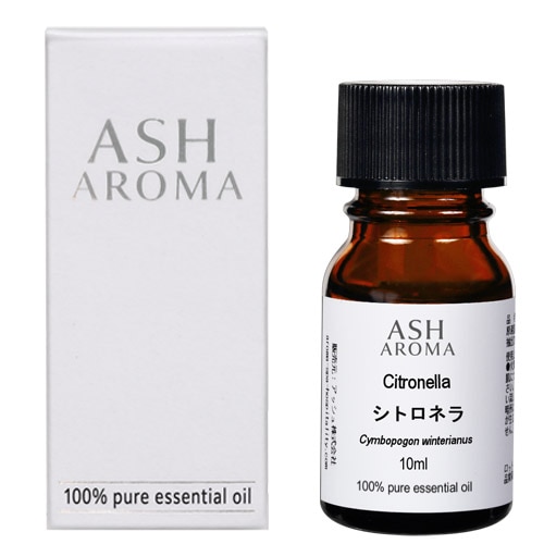 シトロネラ 10ml 箱入り【エッセンシャルオイル アロマオイル 精油 柑橘系】【AEAJ表示基準適合認定精油】