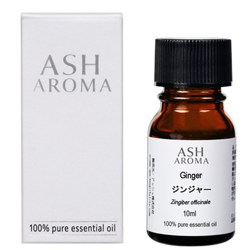 ジンジャー 10ml 箱入り【エッセンシャルオイル アロマオイル 精油 スパイス系】【AEAJ表示基準適合認定精油】