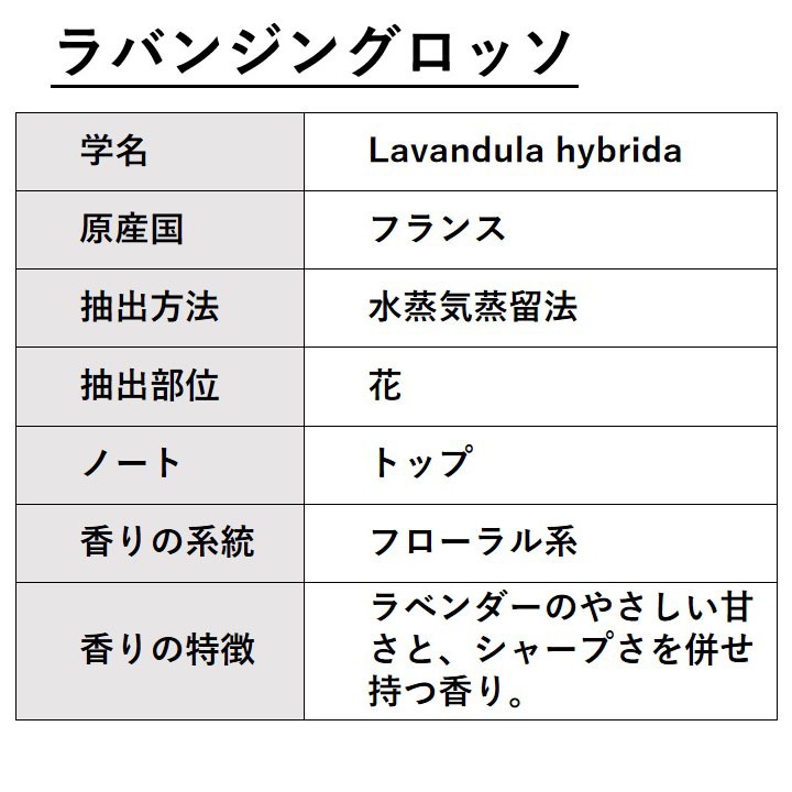 ラバンジン グロッソ 10ml×5本 (ラベルなし) 【エッセンシャルオイル アロマオイル 精油 フローラル系】【AEAJ表示基準適合認定精油】