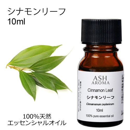 シナモンリーフ 10ml 箱入り【エッセンシャルオイル アロマオイル 精油 スパイス系】【AEAJ表示基準適合認定精油】