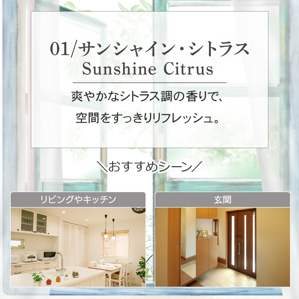 01 / サンシャイン・シトラス　Sunshine Citrus 150ml ルームフレグランススプレー 1本入 ASH AROMA