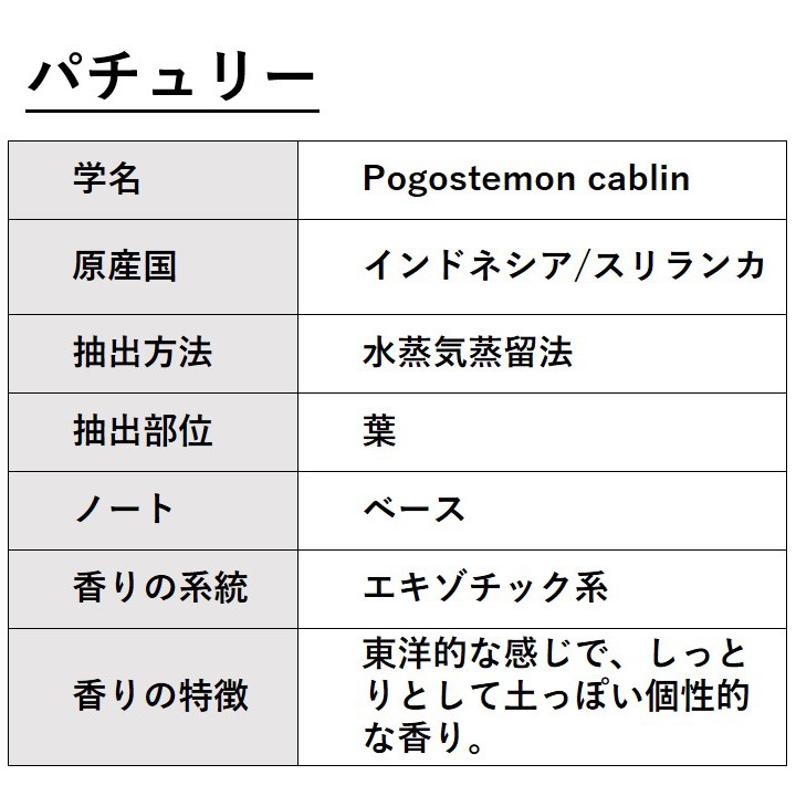 パチュリー 30ml 【エッセンシャルオイル アロマオイル 精油 パチュリ パチョリ エキゾチック系】【AEAJ表示基準適合認定精油】