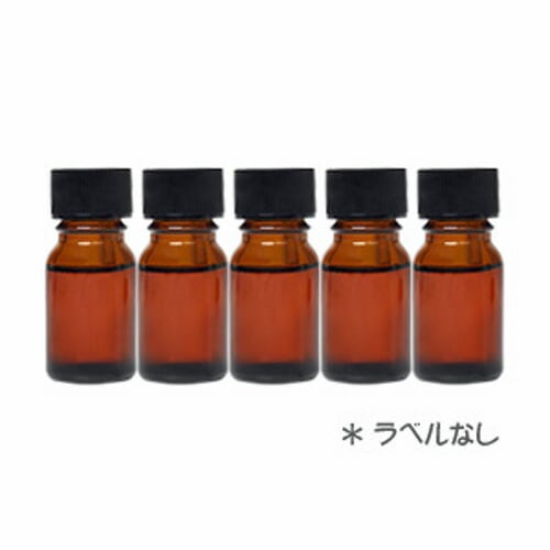 ハピネス エッセンシャルオイル ブレンド精油 10ml×5本（ラベルなし） 遮光瓶 ドロッパー付き ASH AROMA