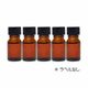ハピネス エッセンシャルオイル ブレンド精油 10ml×5本（ラベルなし） 遮光瓶 ドロッパー付き ASH AROMA