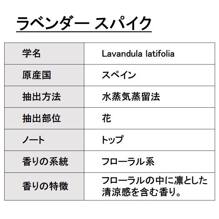 オーガニック ラベンダースパイク エッセンシャルオイル 100ml アロマオイル 精油 スパイクラベンダー AEAJ認定 天然 有機 Organic 業務用